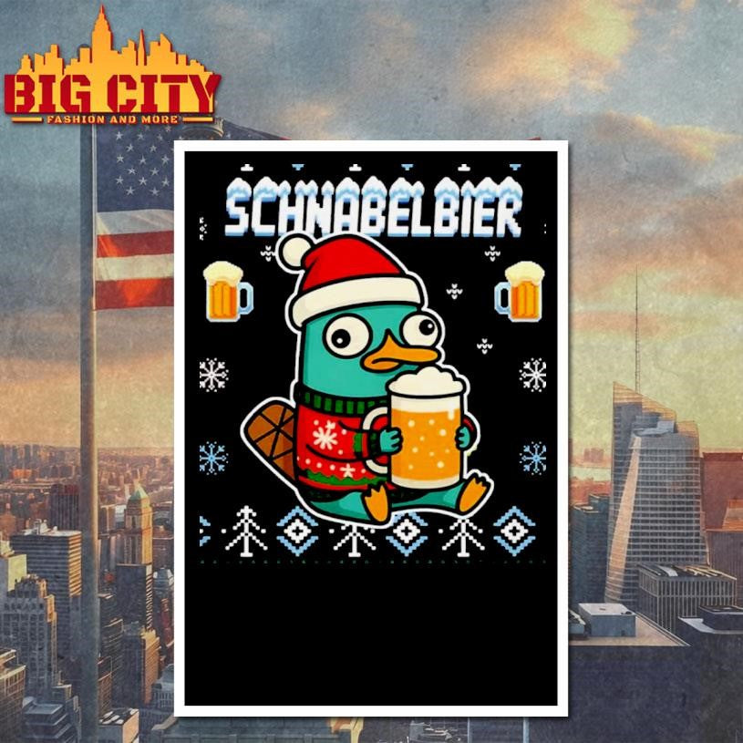 2025 Christmas Schnabel Bier Ugly Shirt