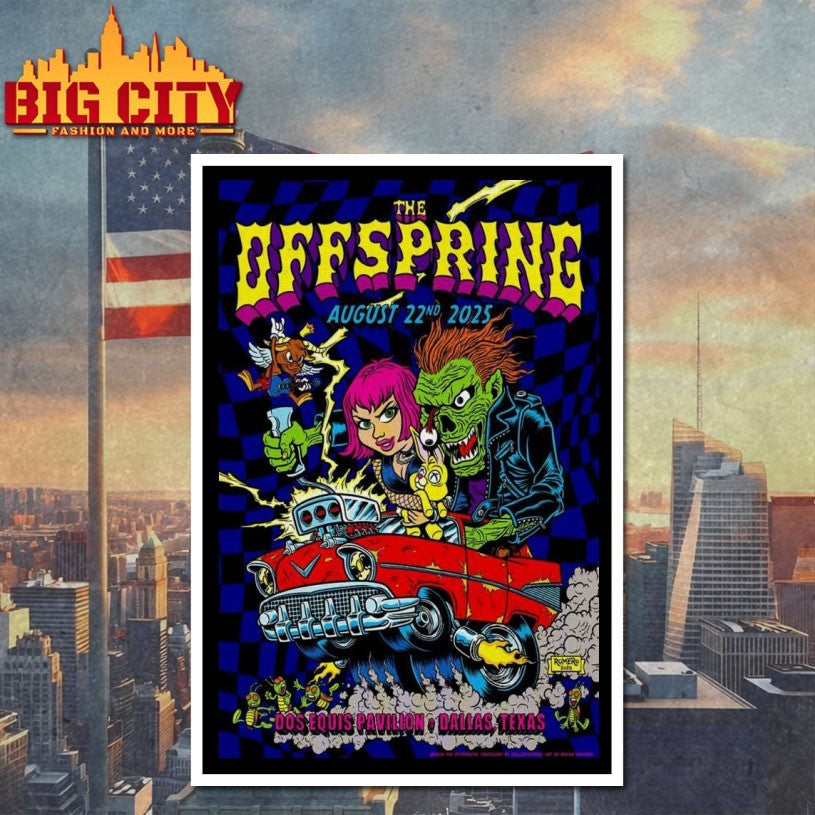 2025 Dallas, TX The Offspring Poster Shirt