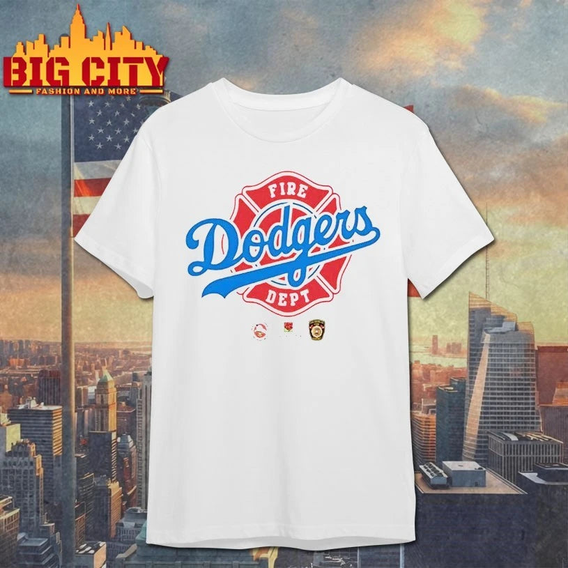 2025 Dodgers Firefighter Appreciation Night Shirt