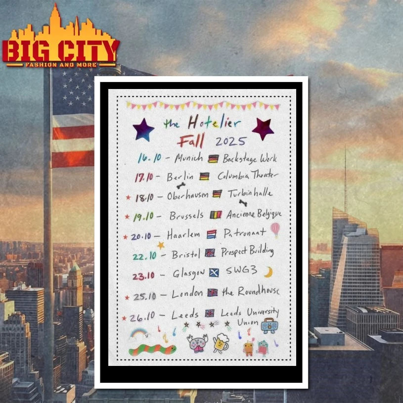 2025 Fall Tour The Hotelier Poster Shirt