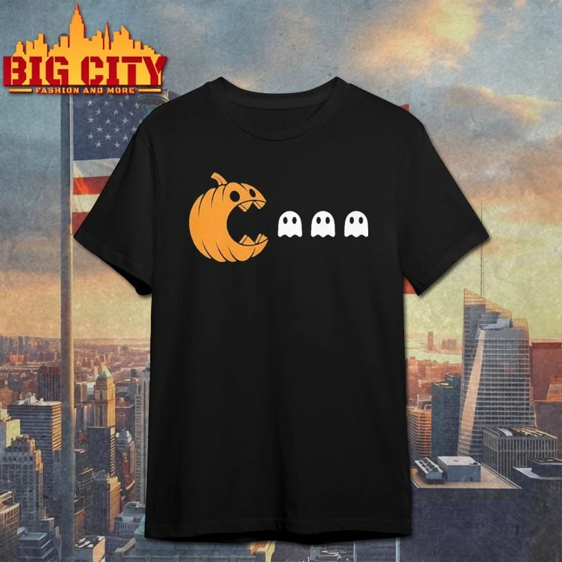 2025 Halloween Pumpkin Eating Ghost shirt