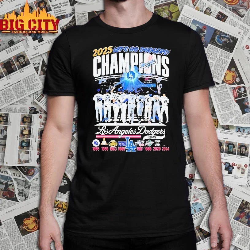 2025 Let’s Go Dodgers Champions World Series shirt