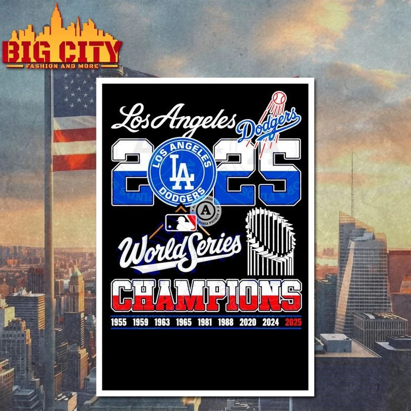 2025 Los Angeles Dodgers Champions 1955-2025 shirt