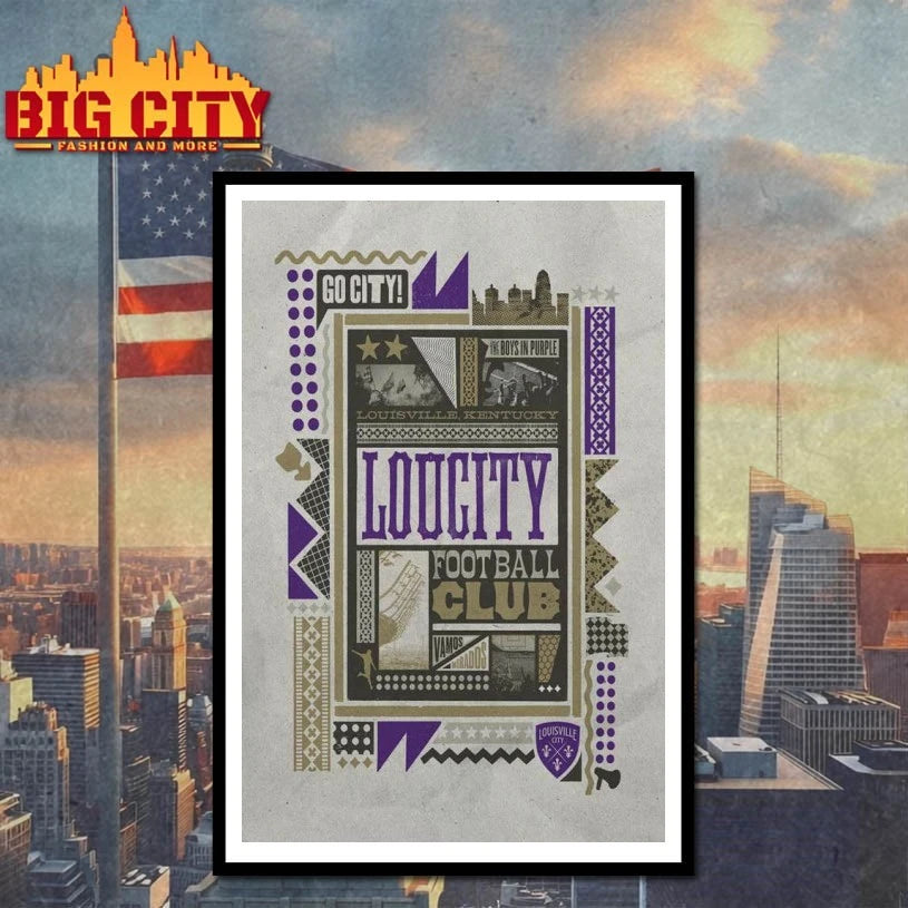 2025 LouCity FC Playoff Poster shirts