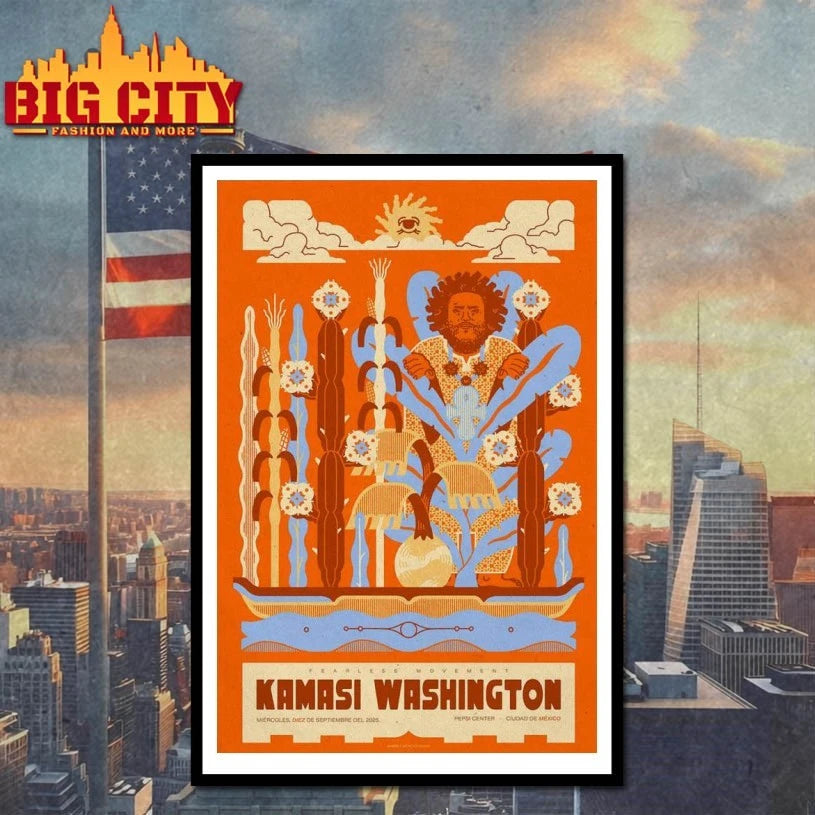 2025 Mexico City Poster Kamasi Washington shirt