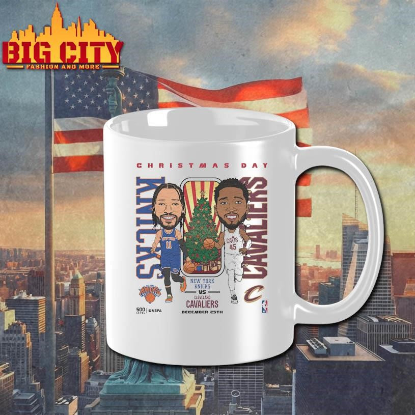 2025 NBA Christmas Day Match Up Knicks Vs. Cavaliers Shirt