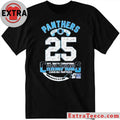 2025 NFC South Champions Carolina Panthers Commemorative Shirt