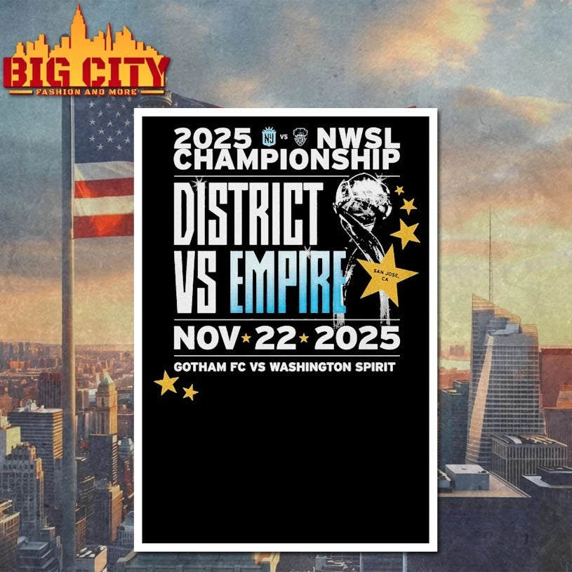 2025 NWSL Championship District Vs Empire Nov 22 2025 Gotham FC Vs. Washington Spirit shirt