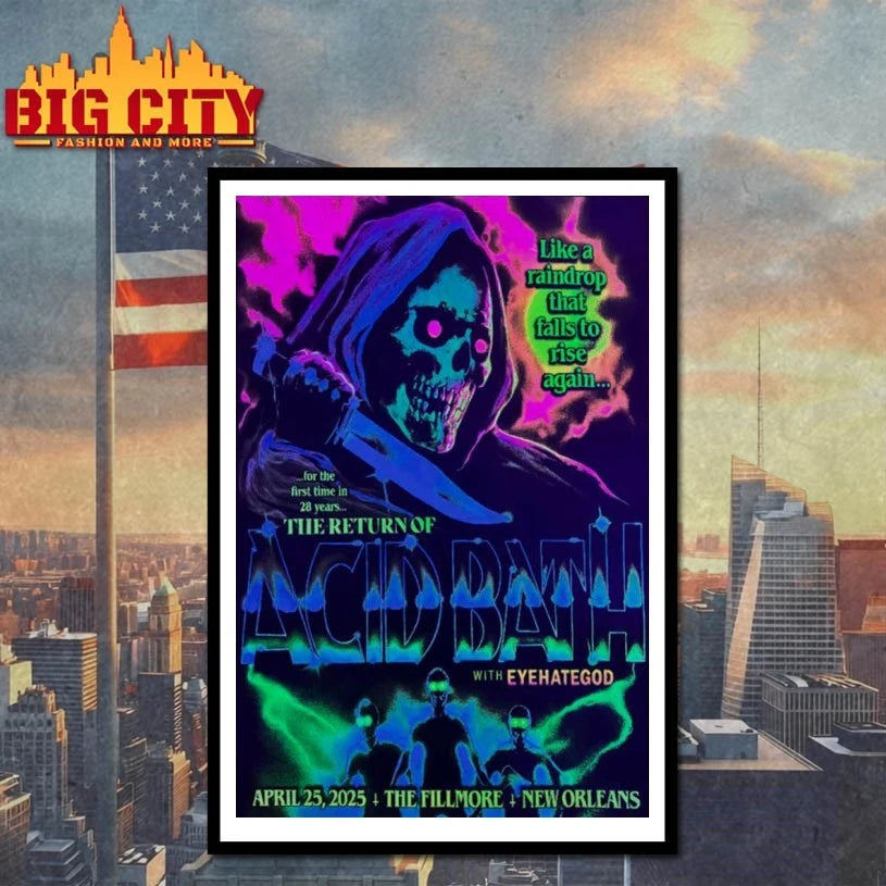 2025 Poster New Orleans Acid Bath shirt