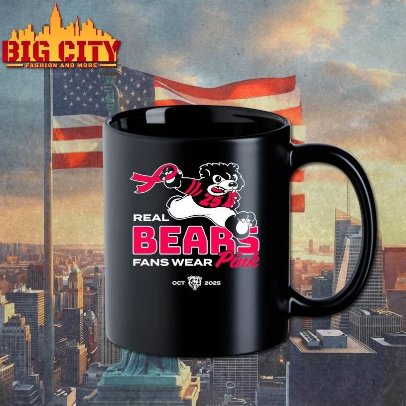 2025 Real Bears Fans Wear Pink shirt