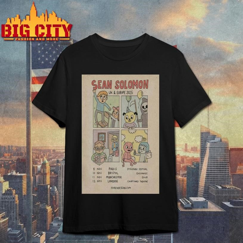 2025 Sean Solomon Tour UK &amp; EU Poster Shirt