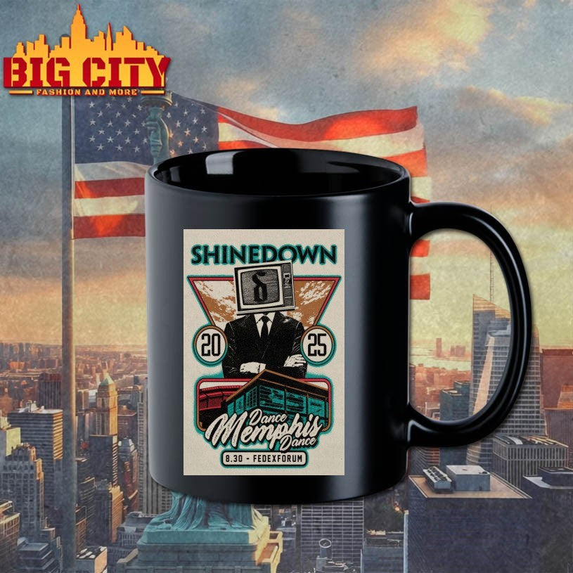 2025 Shinedown Memphis, TN Poster Shirts