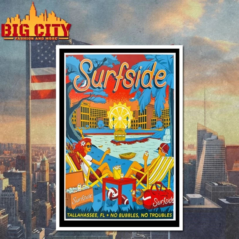 2025 Surfside Iced Tea Tallahassee FL poster shirt