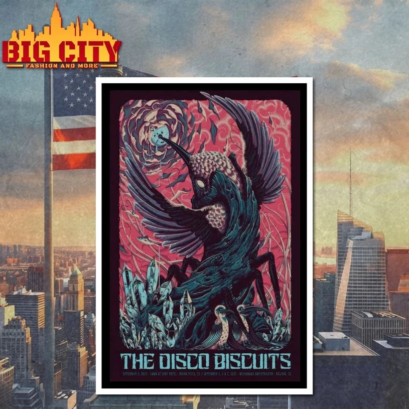 2025 Tour September Poster The Disco Biscuits Shirts