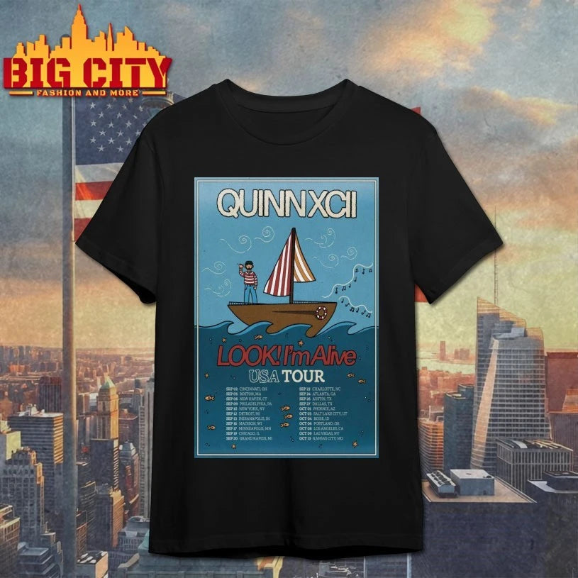 2025 USA Tour Quinn XCII Look! I’m Alive Poster shirt