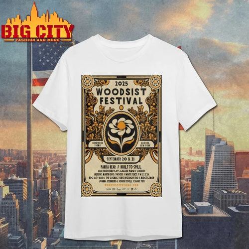 2025 Woodsist Festival Arrowood Farms, Accord, NY Sept 20-21, 2025 Poster shirt