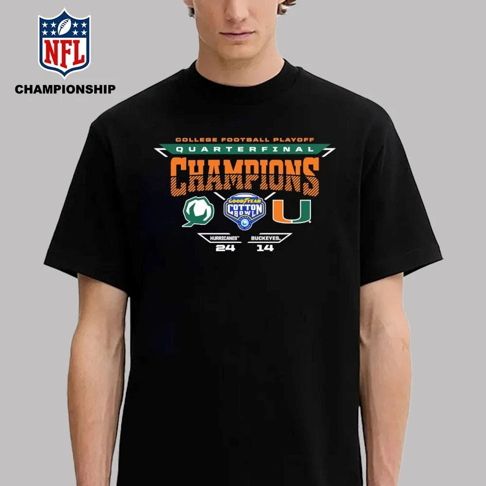 2025 Cotton Bowl Miami Champs Shirt