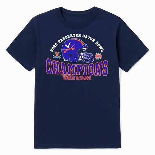 2025 Gator Bowl December Champions Virginia Cavaliers Football The Champions 2025 TaxSlayer Gator Bowl Shirt