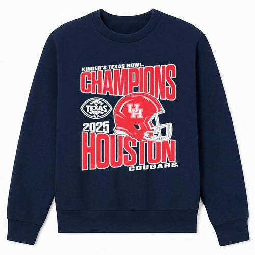 2025 University Of Houston Cougars Football Texas Bowl Champions Vintage Shirt