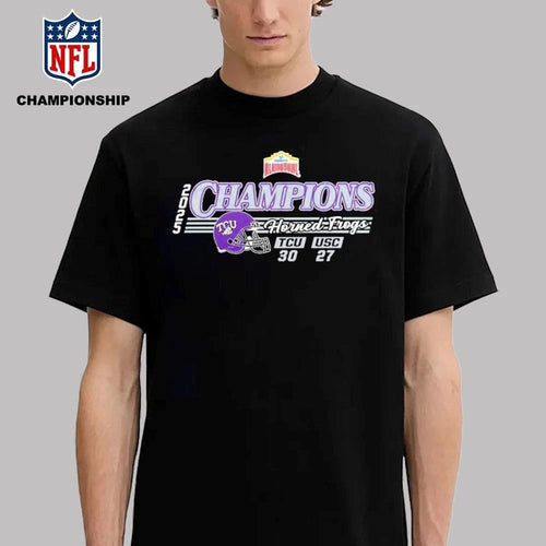 2025 Valero Alamo Bowl Champions TCU Horned Frogs Shirt