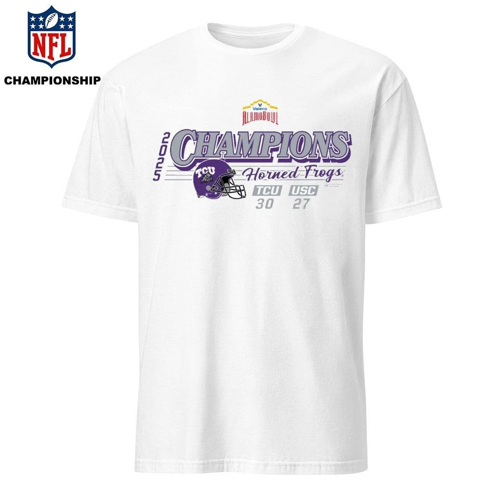 2025 Valero Alamo Bowl Tcu Champs Score Shirt
