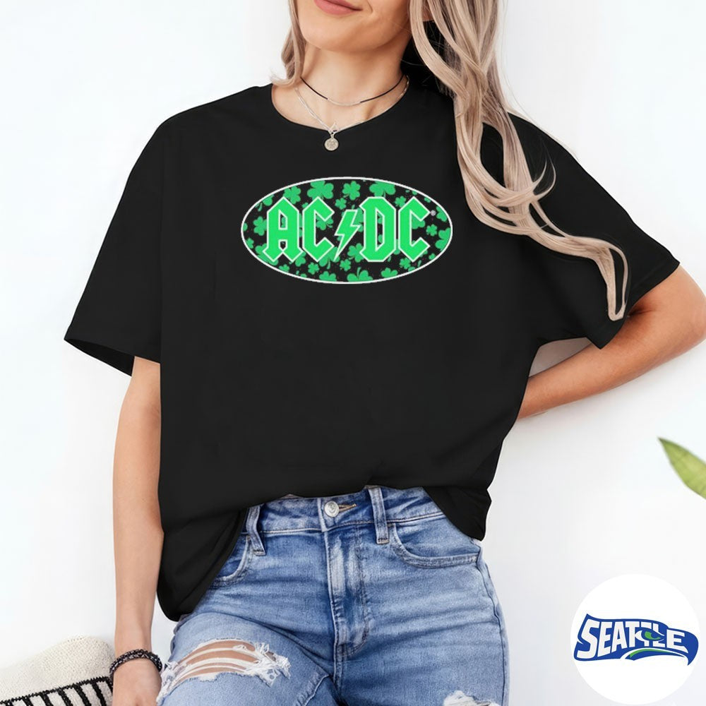 2026 ACDC Shamrock Green Logo shirt