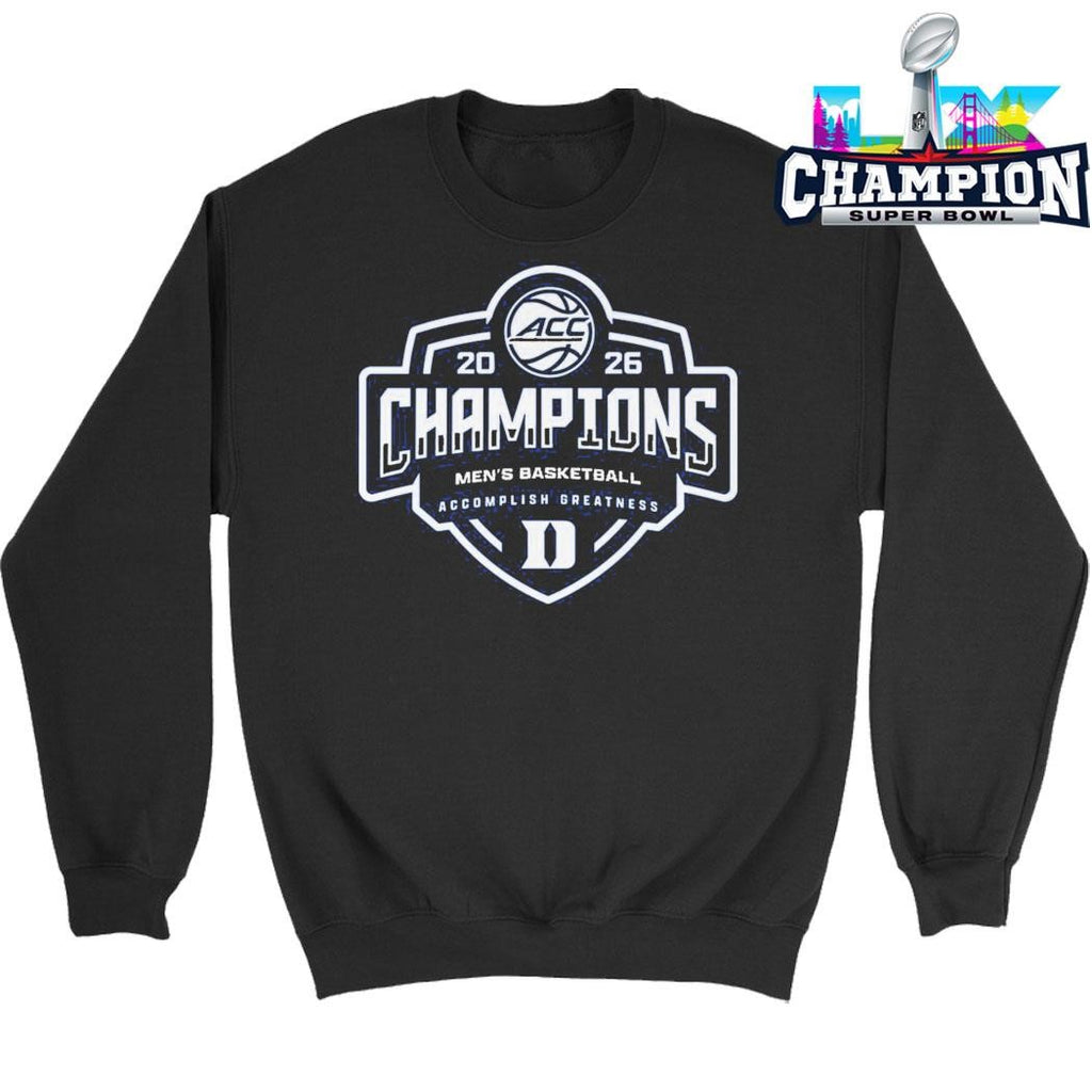 2026 Acc Champions Duke Men’s Basketball Blue Devils Shirt