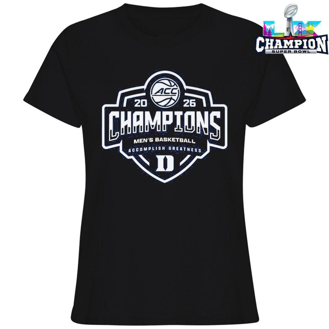 2026 Acc Champions Duke Men’s Basketball Blue Devils Shirt
