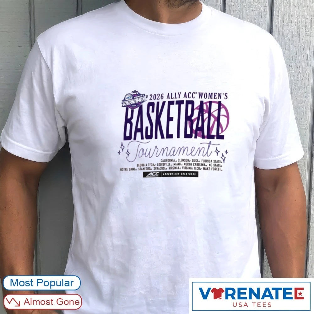 2026 Ally Atlantic Coast Conference Women’s Basketball Tournament Championship shirt