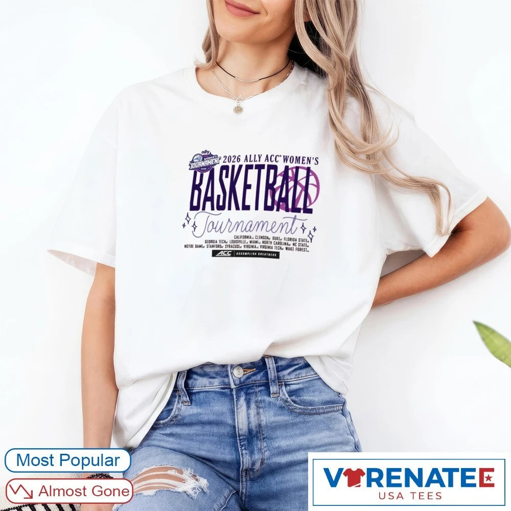 2026 Ally Atlantic Coast Conference Women’s Basketball Tournament Championship shirt
