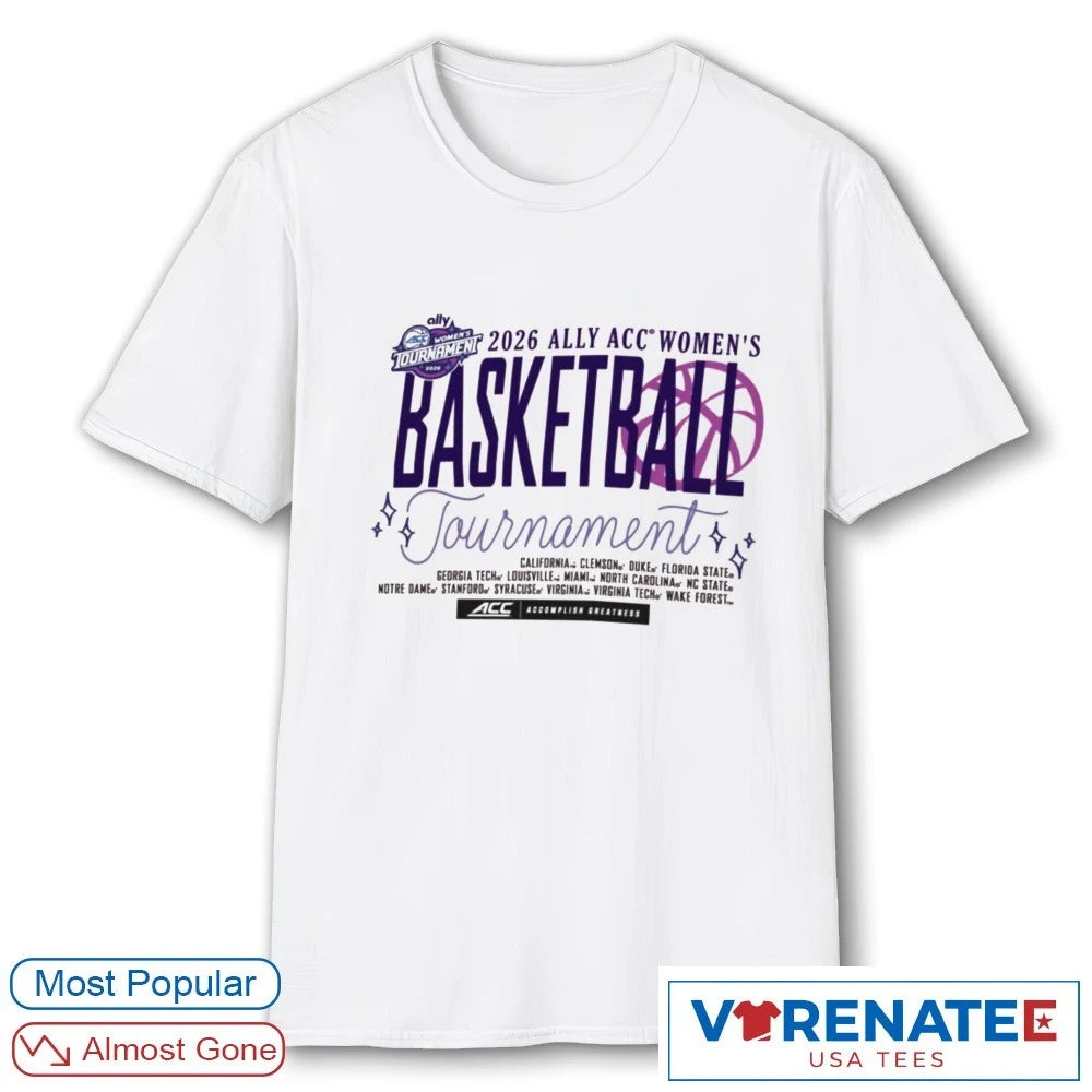 2026 Ally Atlantic Coast Conference Women’s Basketball Tournament Championship shirt