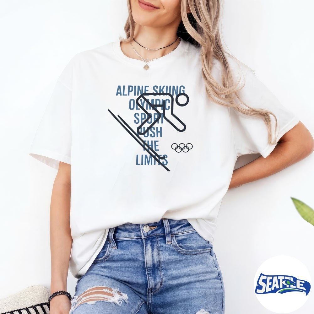 2026 Alpine Skiing Winter Olympics Sport Push The Limits shirt
