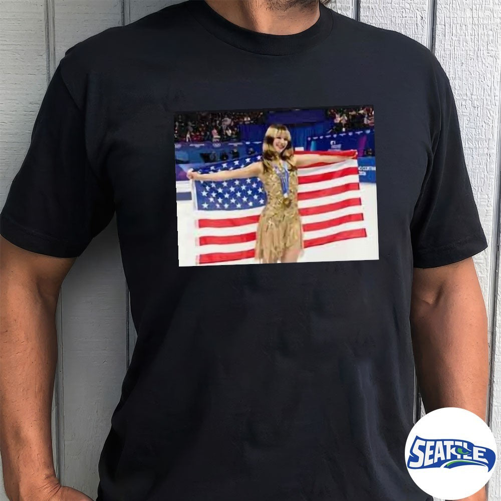 2026 Alysa Liu New Olympic Women’s Skating Champion Team USA shirt