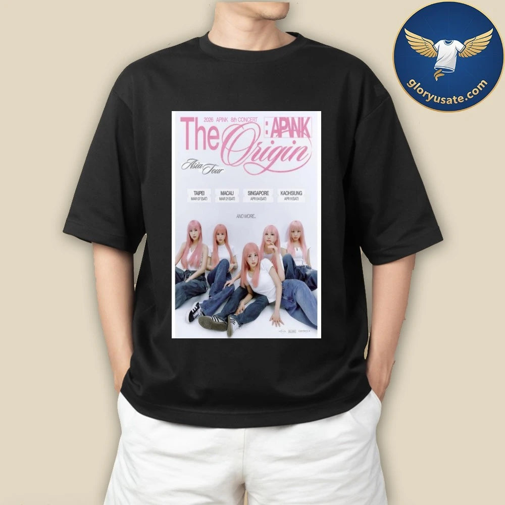 2026 Apink 8th Concert The Origin Apink Asia Tour Poster Shirt