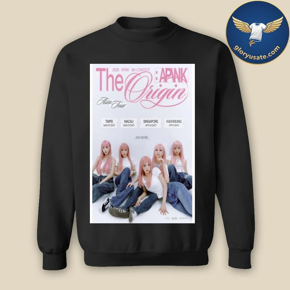 2026 Apink 8th Concert The Origin Apink Asia Tour Poster Shirt