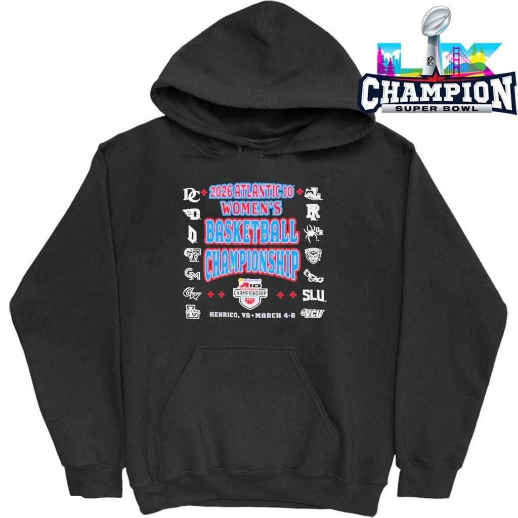 2026 Atlantic 10 Women’s Basketball Championship Bracket March 48 2026 In Henrico Virginia Shirt