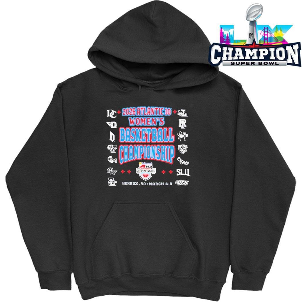 2026 Atlantic 10 Women’s Basketball Championship Bracket March 48 2026 In Henrico Virginia Shirt