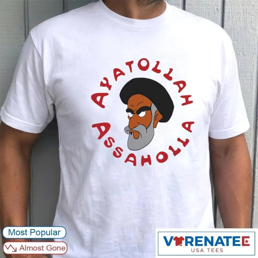 2026 Ayatollah Assaholla, Simpsons Retro 90s shirt