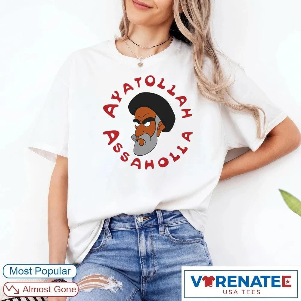 2026 Ayatollah Assaholla, Simpsons Retro 90s shirt