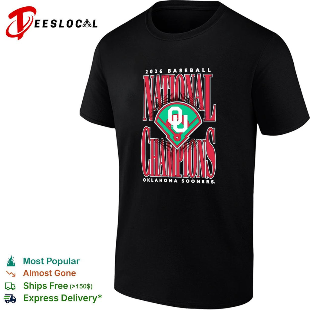 2026 Baseball National Champions Oklahoma Sooners shirt