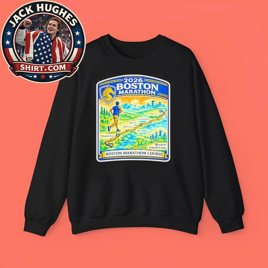 2026 Boston Marathon Course Hoodie