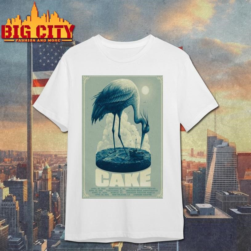 2026 Cake Band Show Alabama &amp; Louisiana Poster Shirt