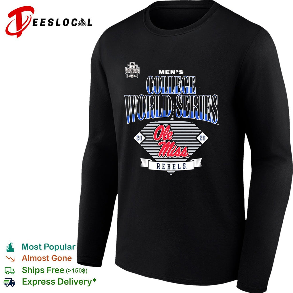 2026 College World Series Ole Miss Rebels NCAA Baseball Tournament shirt