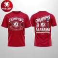 2026 Crimson Tide Rose Bowl Champions Two Sided Shirt