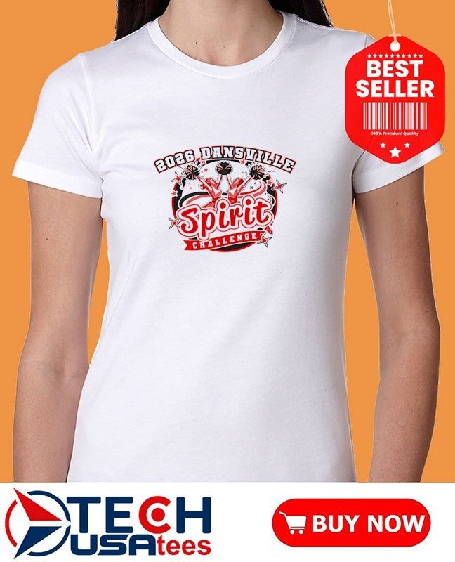 2026 Dansville Spirit Challenge logo shirt