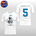 2026 Detroit Lions Thank You David Montgomery Two Sided Shirt