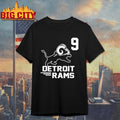 2026 Detroit Rams Number 9 shirt