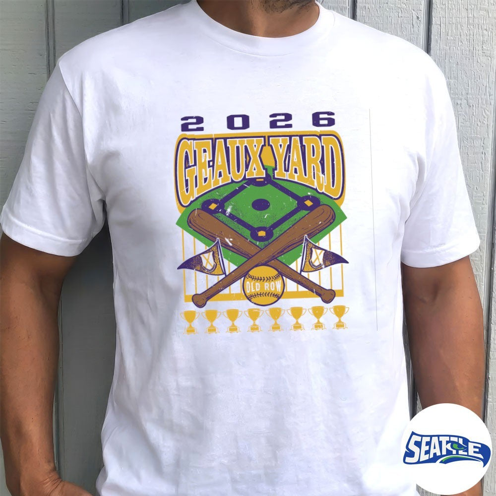 2026 Geaux Yard Baseball Old Row shirt
