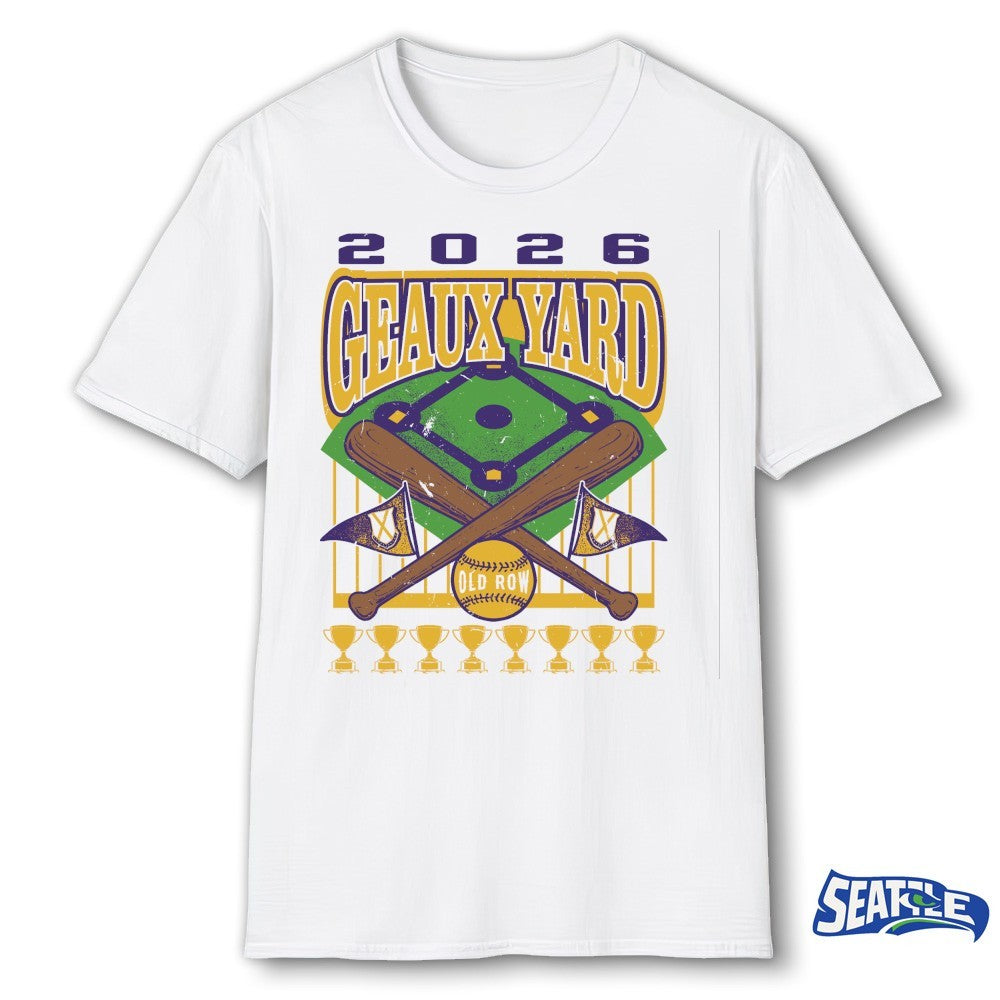 2026 Geaux Yard Baseball Old Row shirt