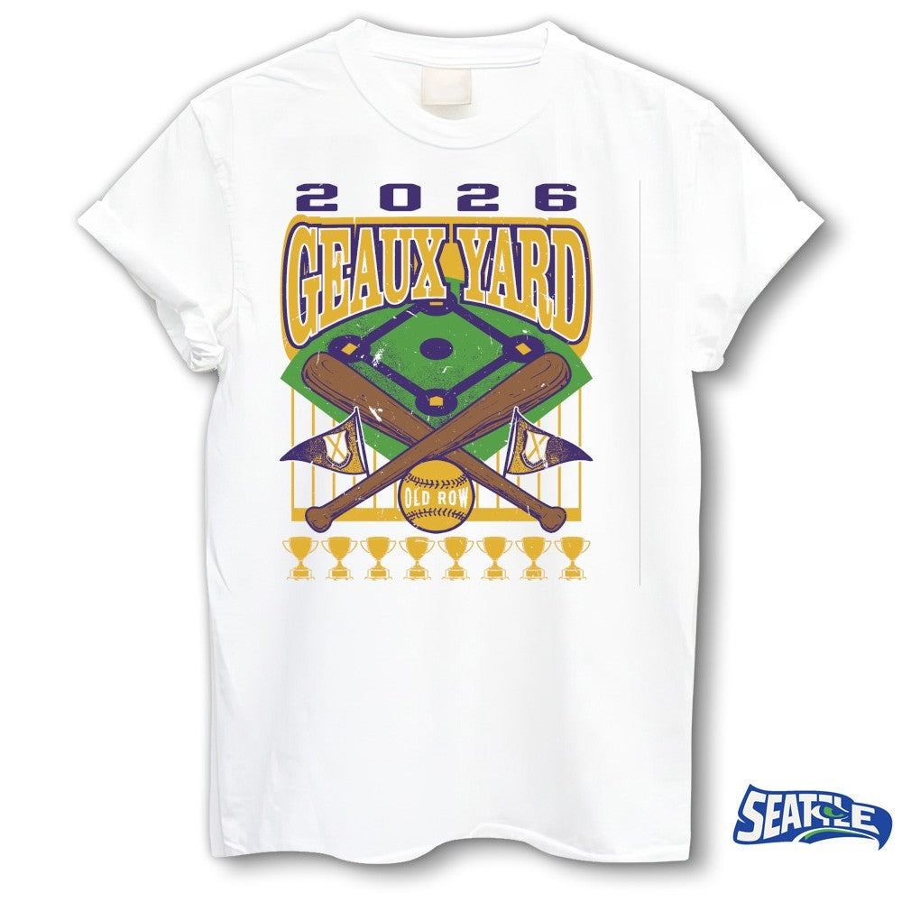 2026 Geaux Yard Baseball Old Row shirt